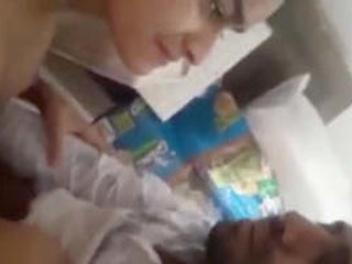 Desi girlfriend with a fluffy pussy moans during sex