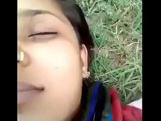 Indian beauty solicits sex for cash in outdoor setting