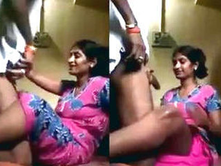 Rita, a sultry village bhabi, engages in passionate sex with her brother-in-law