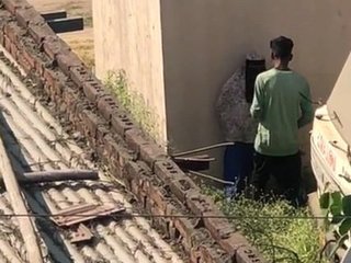 Indian wife with large breasts exhibits explicit behavior in nature