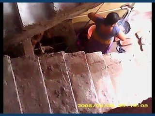 Indian aunty's naughty laundry time