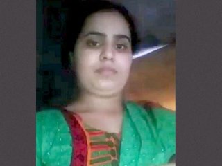 Desi wife with large breasts and moist vagina