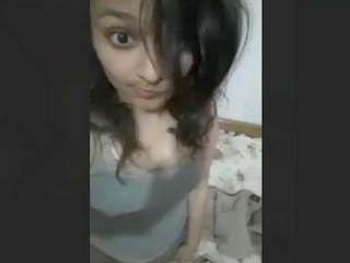 Pakistani girl flaunts her large breasts