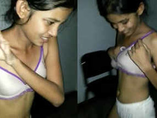 Sanuri from Sri Lanka in adorable lingerie