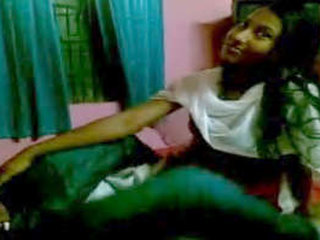 Indian college student performs a seductive oral sex act on film