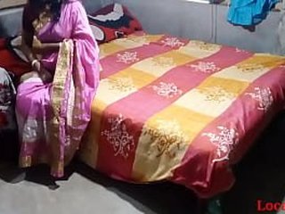 Sexy Indian girl in pink dress gets roughly fucked