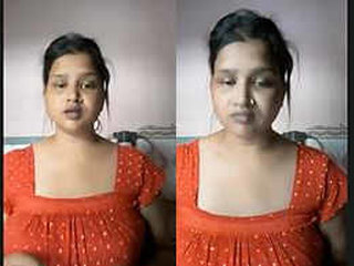 Desi aunty with large breasts