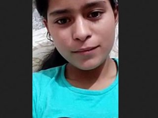 Village girl displays her adorable charm