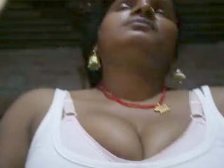 Aroused wife from village rides her husband in sensual display