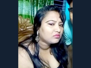Watch a stunning Bengali bhabi with a big ass get pleasured by her young lover