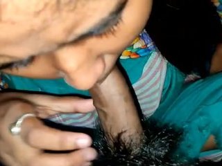 Bhabi's impressive deepthroating techniques on showcase