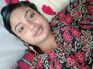 A young and attractive Indian lesbian girl performs a nude dance