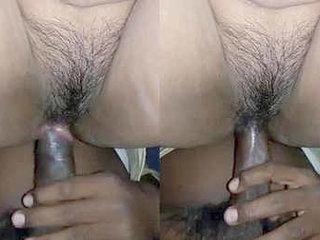 Desi beauty gets naughty in dog style position