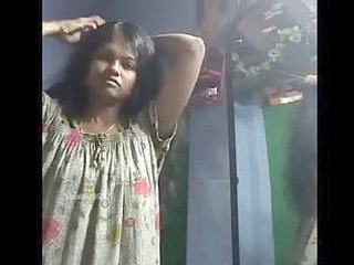 A charming Indian village homemaker reveals her bare form