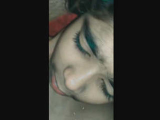 Aroused Indian girl mounts penis