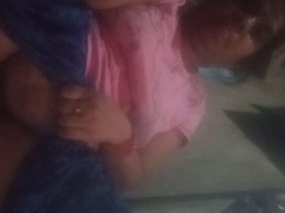 Elderly village woman unveils her intimate area in a public setting