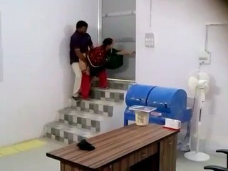 Marged gets naughty with the boss and staff