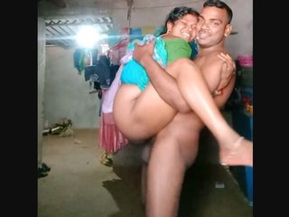 Desi aunty and nephew have outdoor anal sex in the village