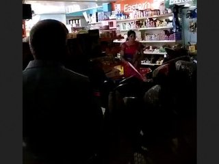 Horny couple gets down and dirty in a supermarket