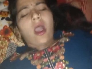 Bhabhi's solo masturbation and hardcore sex