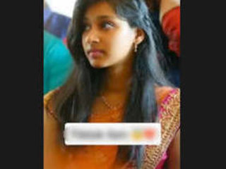 Cute Indian girl with big tits fingering her wet pussy