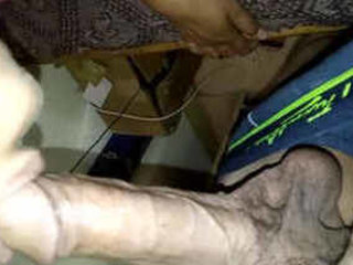 Horny Indian bhabhi gives a blowjob in a video clip