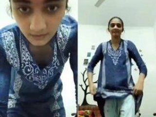 Cute girl gets naughty in hot video