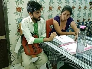 Latest Indian porn video featuring a stunning madam and her student in a steamy encounter!