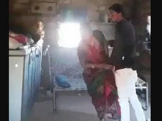 Devar from Indian village has sex with bhabi in tagged video