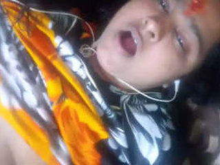 Part 2 of Desi's missing MMS shows her getting naughty