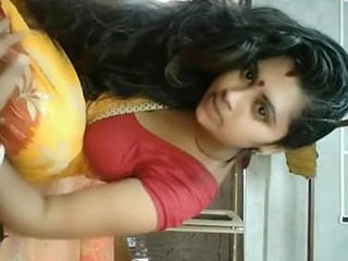 Indian bhabi's video call with her lover