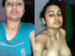 Indian bhabi takes a shower in the bathroom