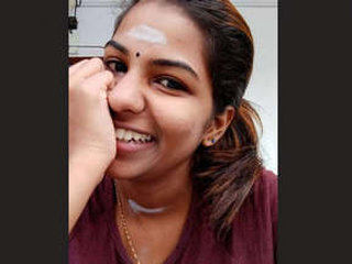 Busty Indian babe flaunts her big tits and pussy in a solo masturbation video