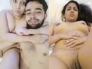 Beautiful Indian couple caught having sex in hotel room