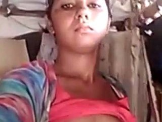 Naughty country girl takes nude selfies and teases with them