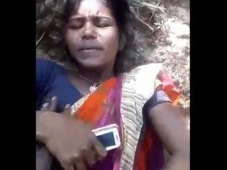 Desi village girl enjoys outdoor sex in public