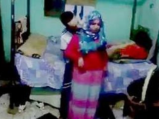 Cute desi couple enjoys passionate sex in hijab