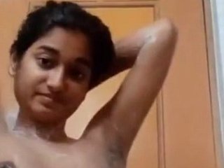 Watch a nude Indian teenager in the bathroom