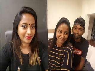 Boudi's bathing and fucking with her boyfriend