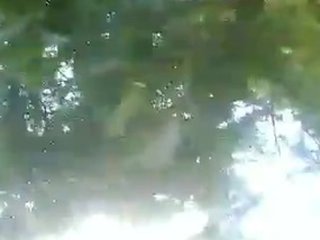 Lover secretly films village girl in outdoor setting