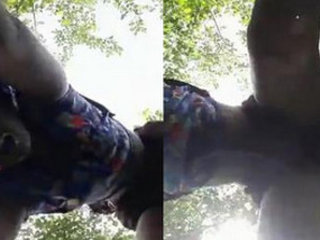 Bhabhi and boyfriend fucking in outdoor village scene