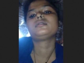 Desi girl riding without a dick in village