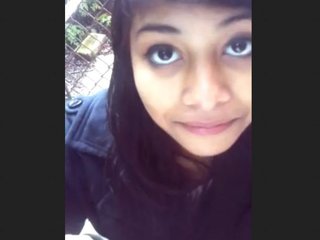 Watch a hot Desi girl give a BJ outdoors