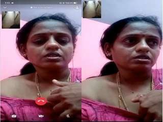 Indian college girl indulges in some naughty video call action