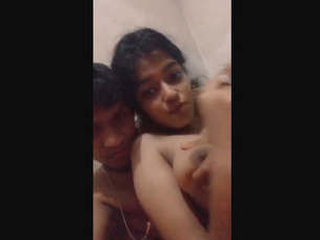 Indian college couple's passionate love-making session