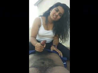 A compilation of Tamil girl's videos featuring her sultry performances