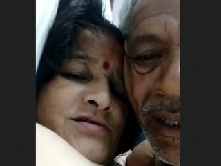 Indian grandfather gets naughty on camera