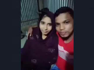 Indian girl's intimate performance in a village
