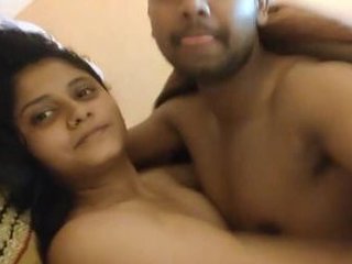 Indian girl's sensual blowjob and sex with her lover